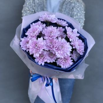 Букет Фиолетовые хризантемы